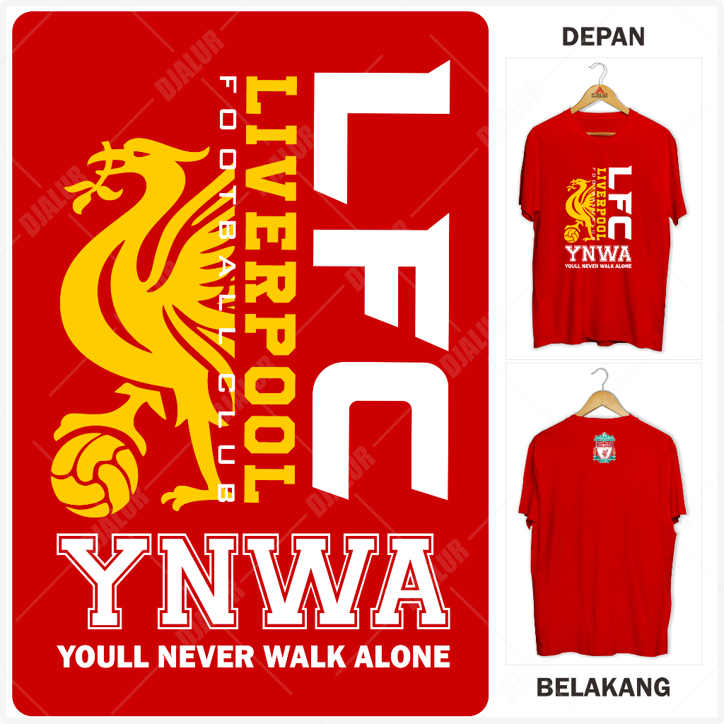 Kaos Liverpool YNWA Kaos Kopites Distro Premium Cotton Combed 30s Djalur