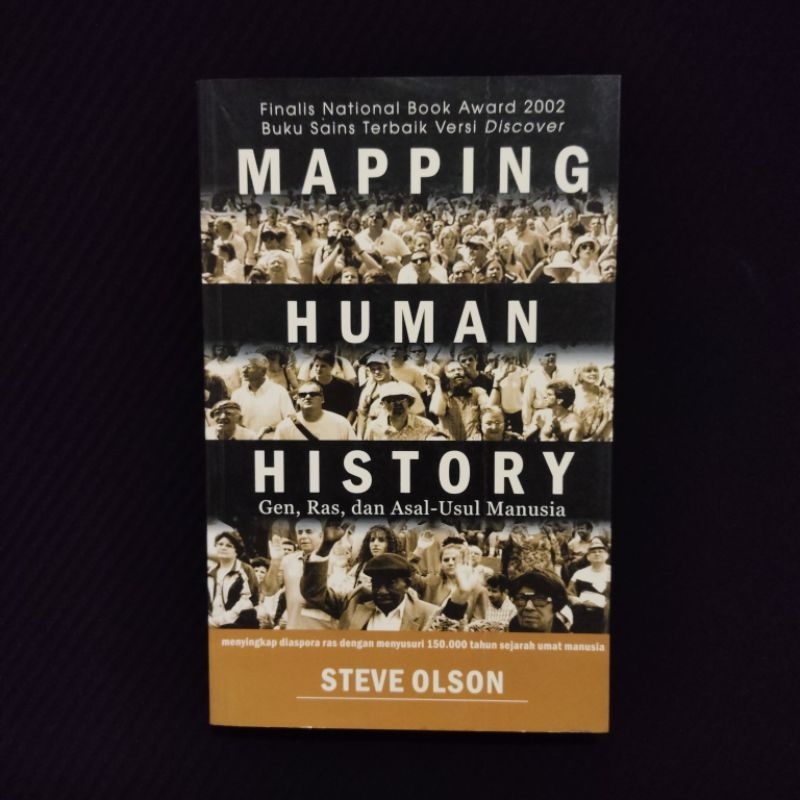 Buku Langka Original • Mapping Human History - Gen, Ras dan Asal Usul Manusia / STEVE OLSON