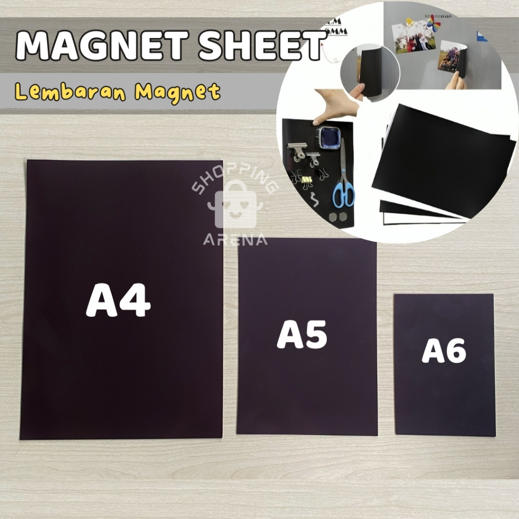 

Lembaran Magnet Sheet Fleksibel Ukuran A4 A5 A6 Magnetic Tape Menempel Kuat Hiasan Kulkas Label Souvenir Tempelan Foto Adhesive Sheets Serbaguna Multifungsi Stiker Sticker Double Tape Flexibel Bisa Dipotong Polos Lem Tempel Premium Shopping Arena Malang