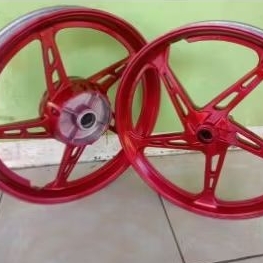 Pelek Vleg Racing Depan Belakang Motor Yamaha Jupiter Burhan Z1/Jupiter MX old/Original