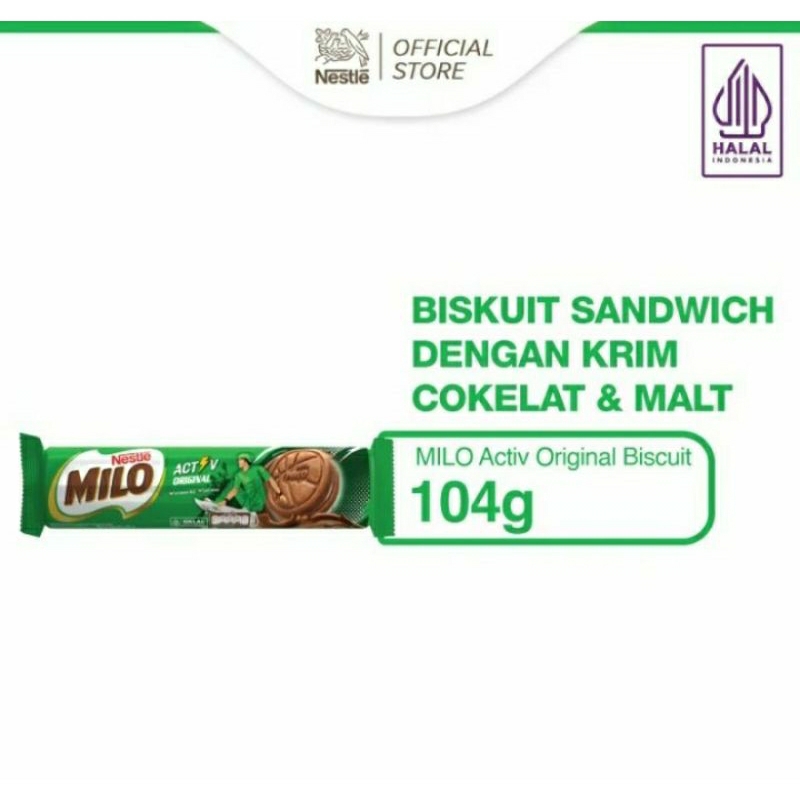 

NESTLE MILO AKTIV GO BISKUIT ORIGINAL 104 GRAM