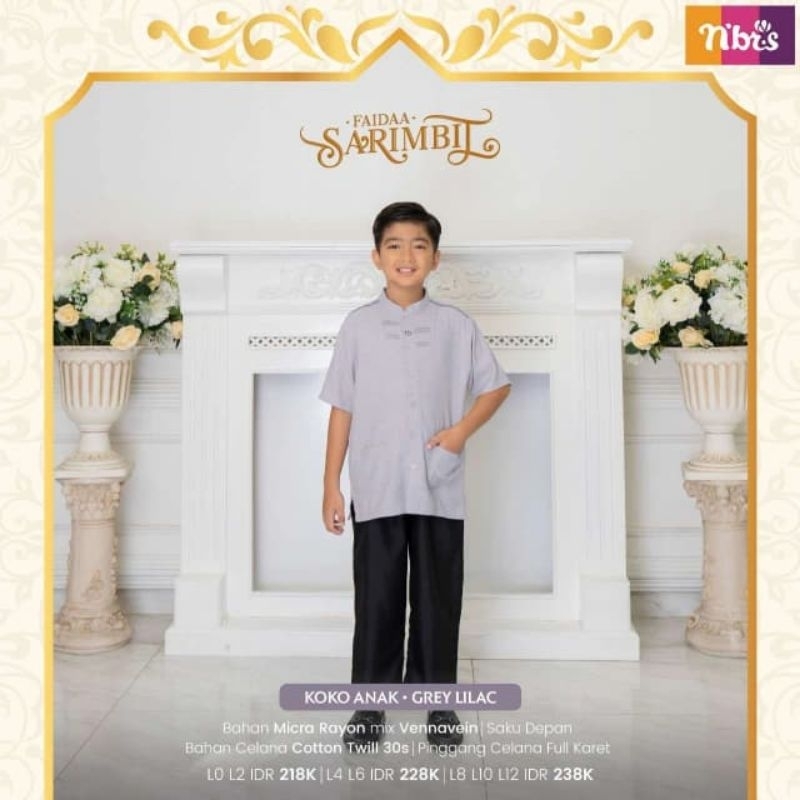 SALE ‼️ NIBRAS FAIDAA KOKO KIDS PLUM