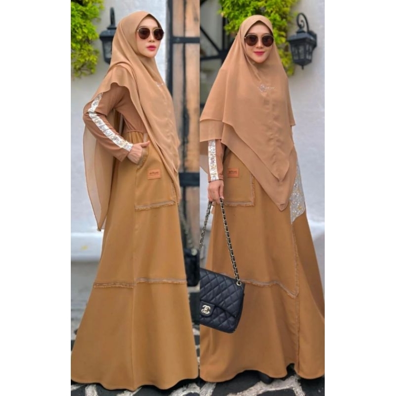 GAMIS CANTIK CINNAMON BY EFFONI