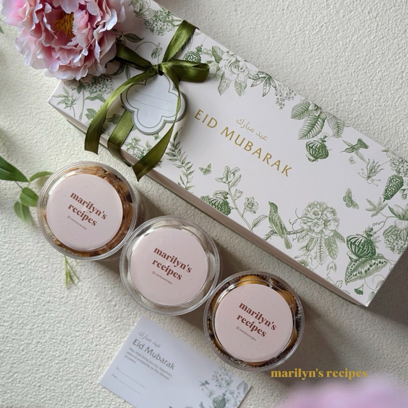 

YASMIN — Marilyn’s Recipes Hampers Lebaran Eid 3 Jar 250gr Kue Kering Nastar Lumer Putri Salju Kastengel Premium Wijsman