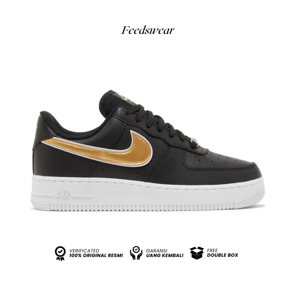 Nike Air Force 1 '07 Essential 'Black Metallic Gold'