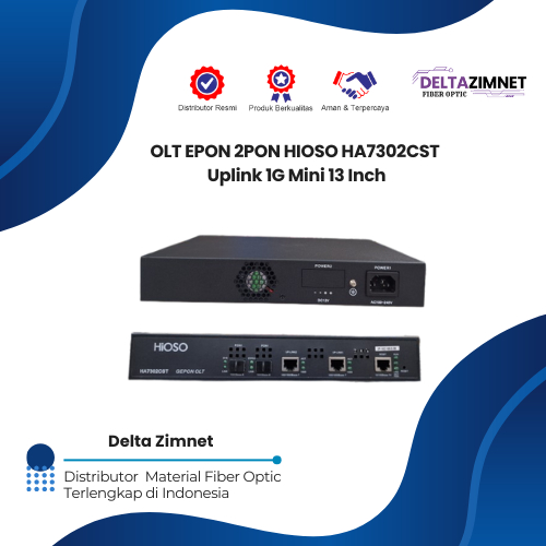 OLT HIOSO EPON 2 PON HA7302CST - Unit only
