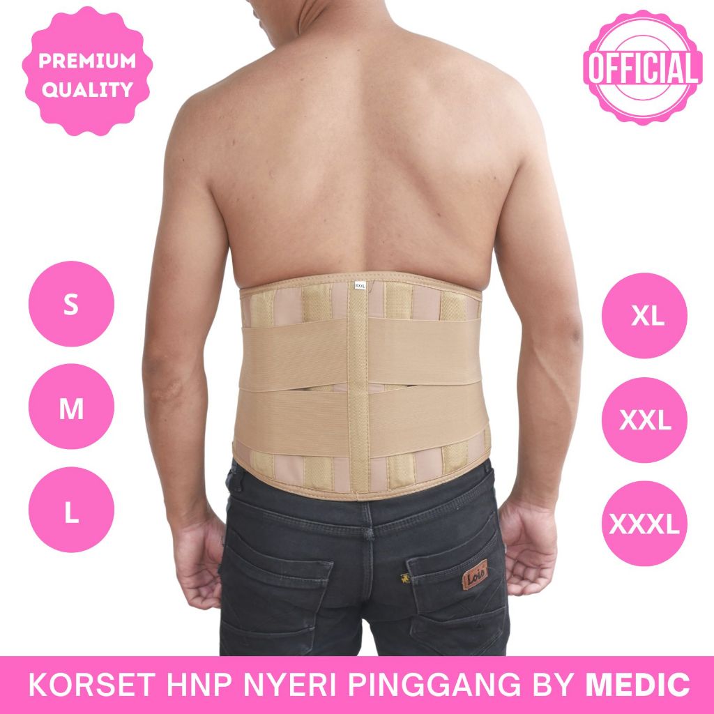 Korset Lumbar Terapi HNP Saraf Kejepit Korset Pinggang Tulang Belakang Orthopedi LSO