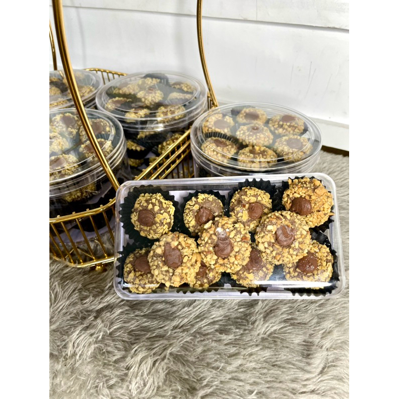 

kue kering coklat nutela berat 300 gram bahan premium