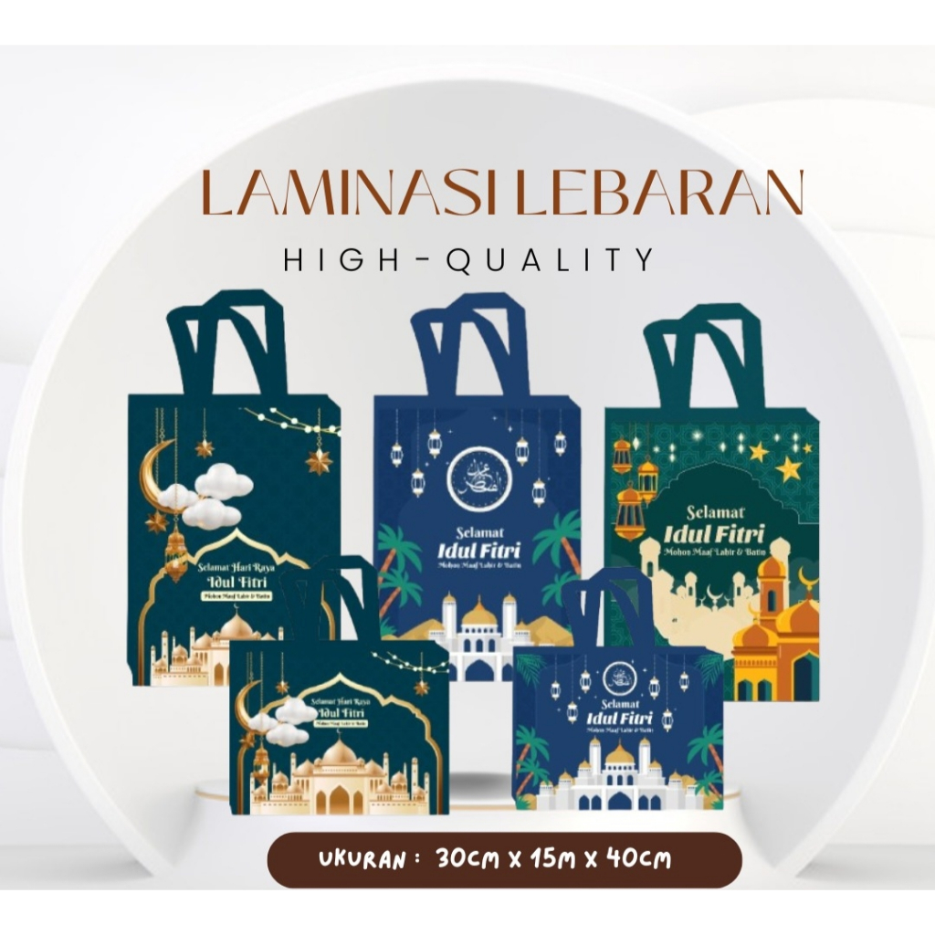 

Tas hampres, Tas Parcel, Tag totebag, tas Laminasi, tas lebaran