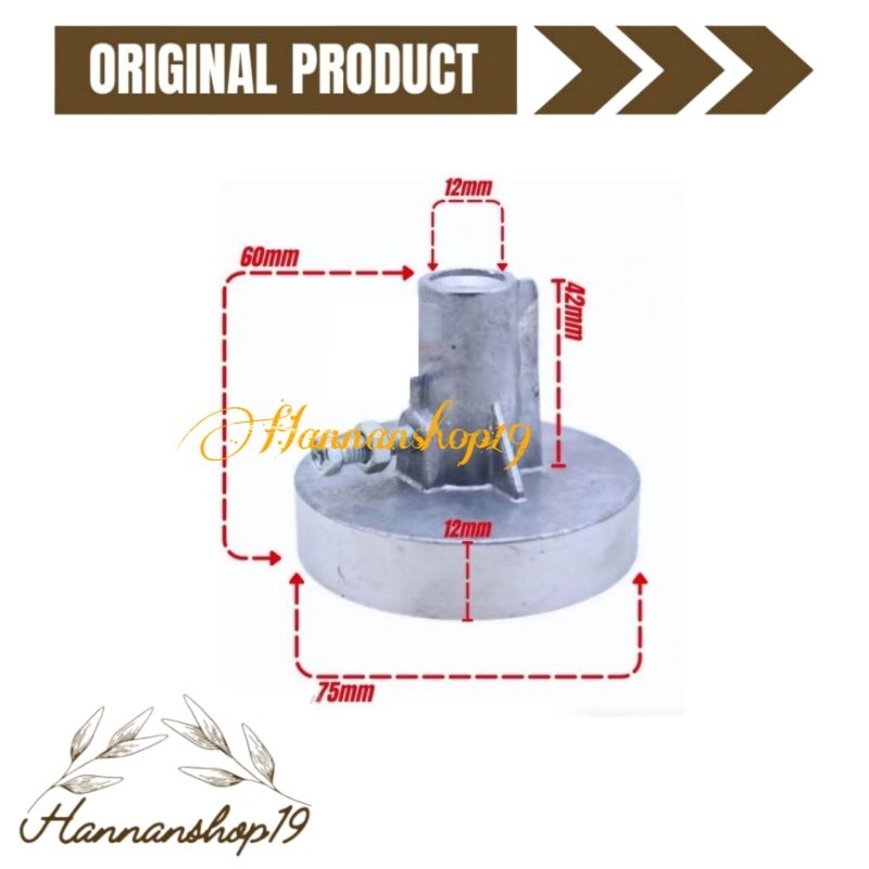 Puly Dinamo pengering mesin cuci 2 tabung - Puli Dinamo spin mesin cuci 2 tabung - Puly babet Dinamo