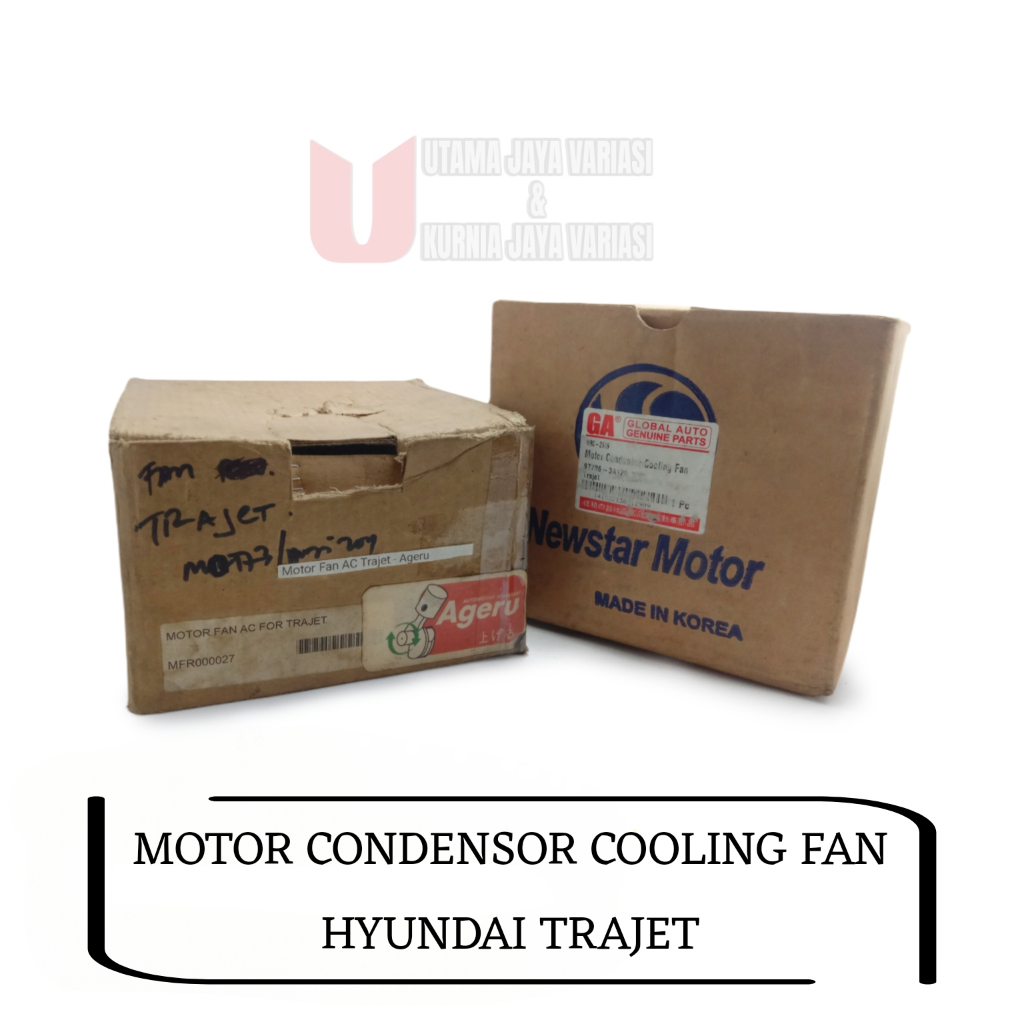 MOTOR FAN AC HYUNDAI TRAJET MERK GLOBAL AUTO/NSM & AGERU