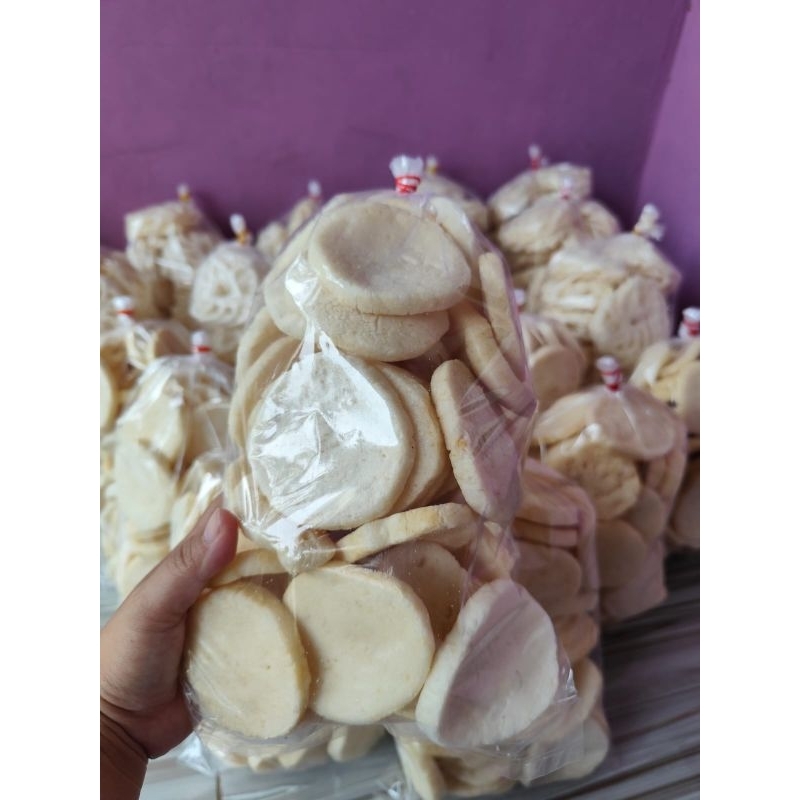 

Kerupuk Kancing Sedang kerupuk ikan Palembang 200gr