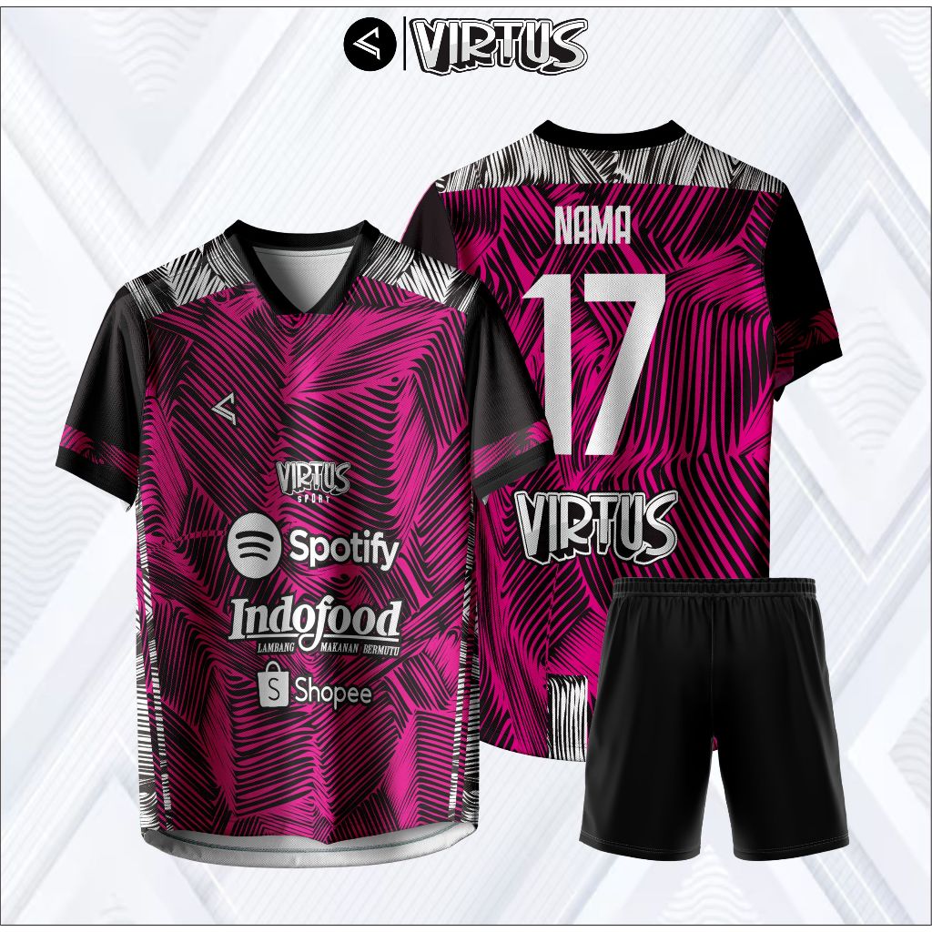 Jersey Futsal | Jersey Sepak Bola Custom Free Name Set