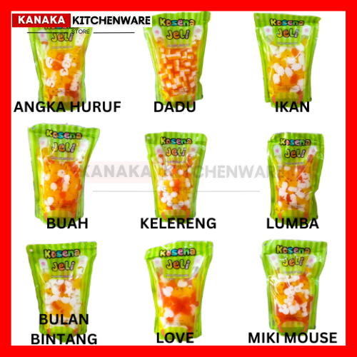 

[1 PCS] JELLY MOTIF WARNA / JELLY MOTIF HITAM PUTIH / KOSENA JELI MOTIF / MINUMAN ES JELI / BOBA