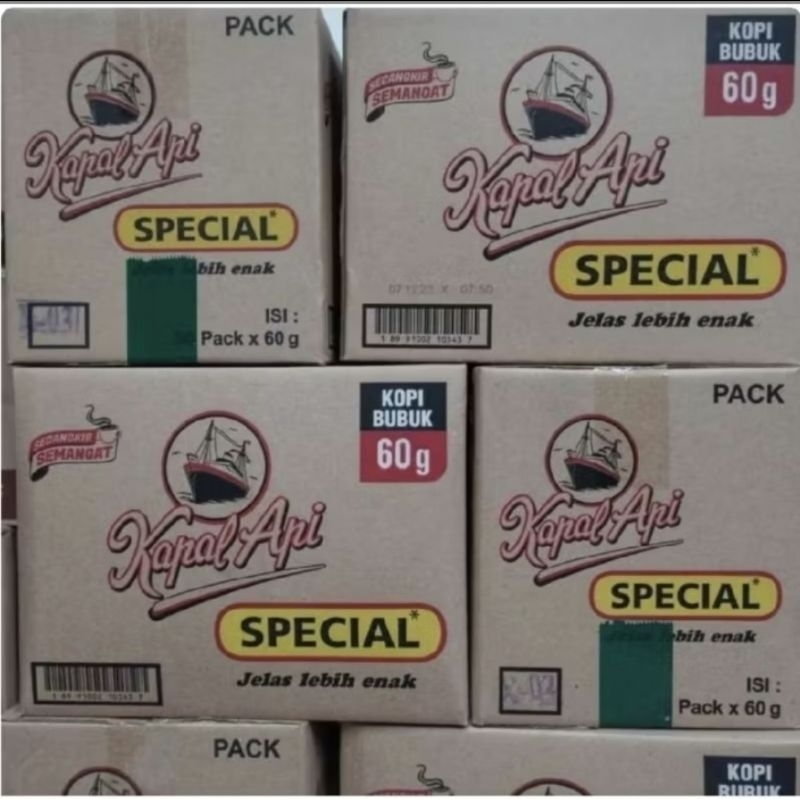 

Kopi Instan Kapal Api 60gr - 1 dus