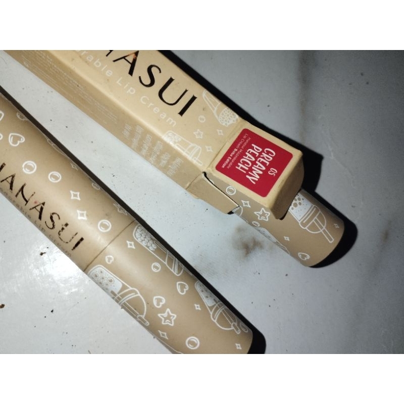 lipcream hanasui creamy peach termurah