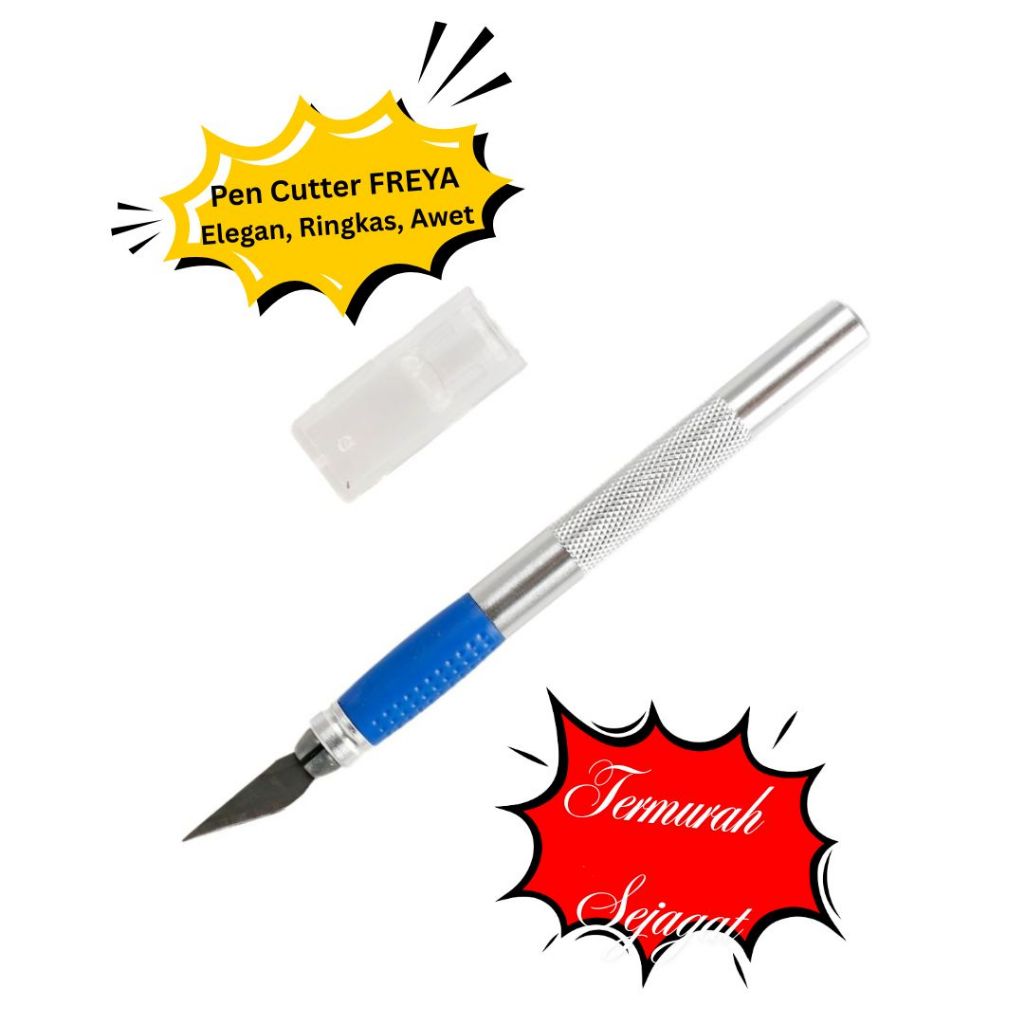 

Pen Cutter - Alat Potong Bahan Kain Sticker - Art Knife FREYA XD119-11