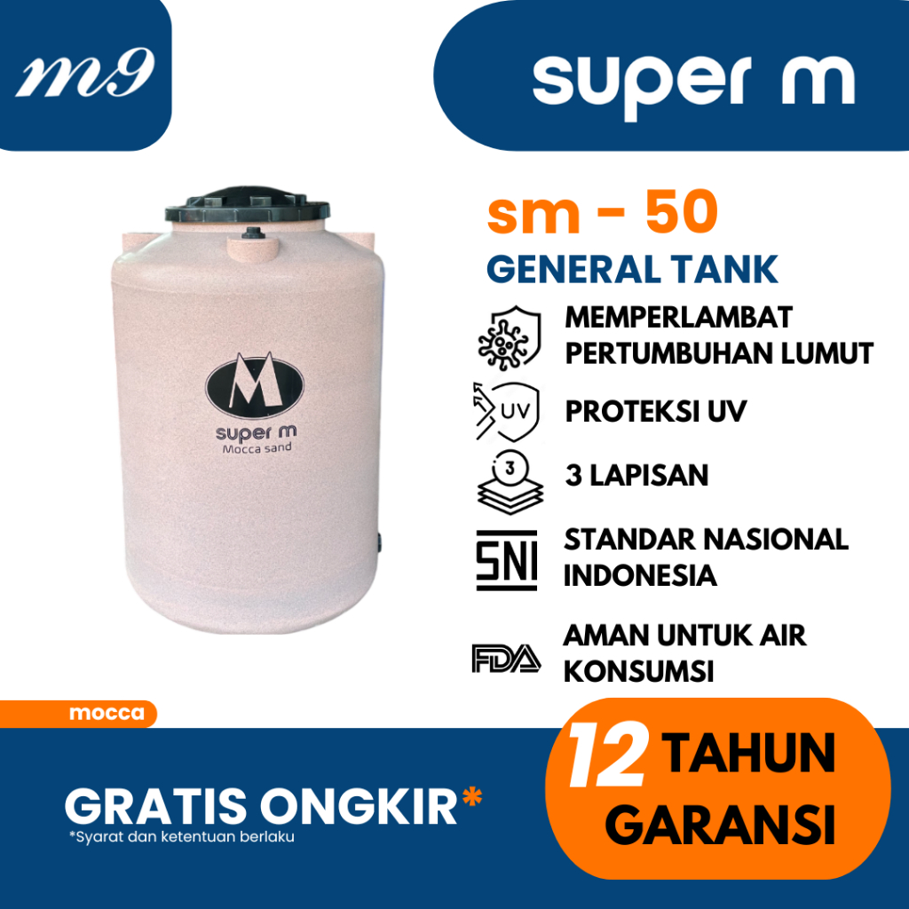 Tangki Air Toren Air Tandon Air Super M 500 liter