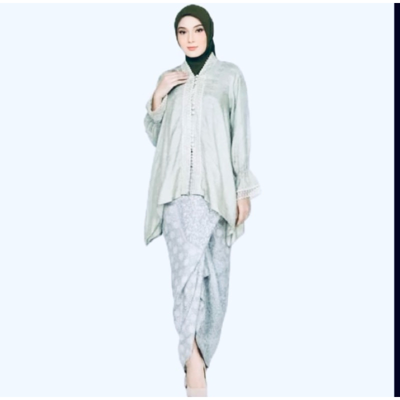 Ainun Kebaya Kimono Viscose Set Rok Lilit