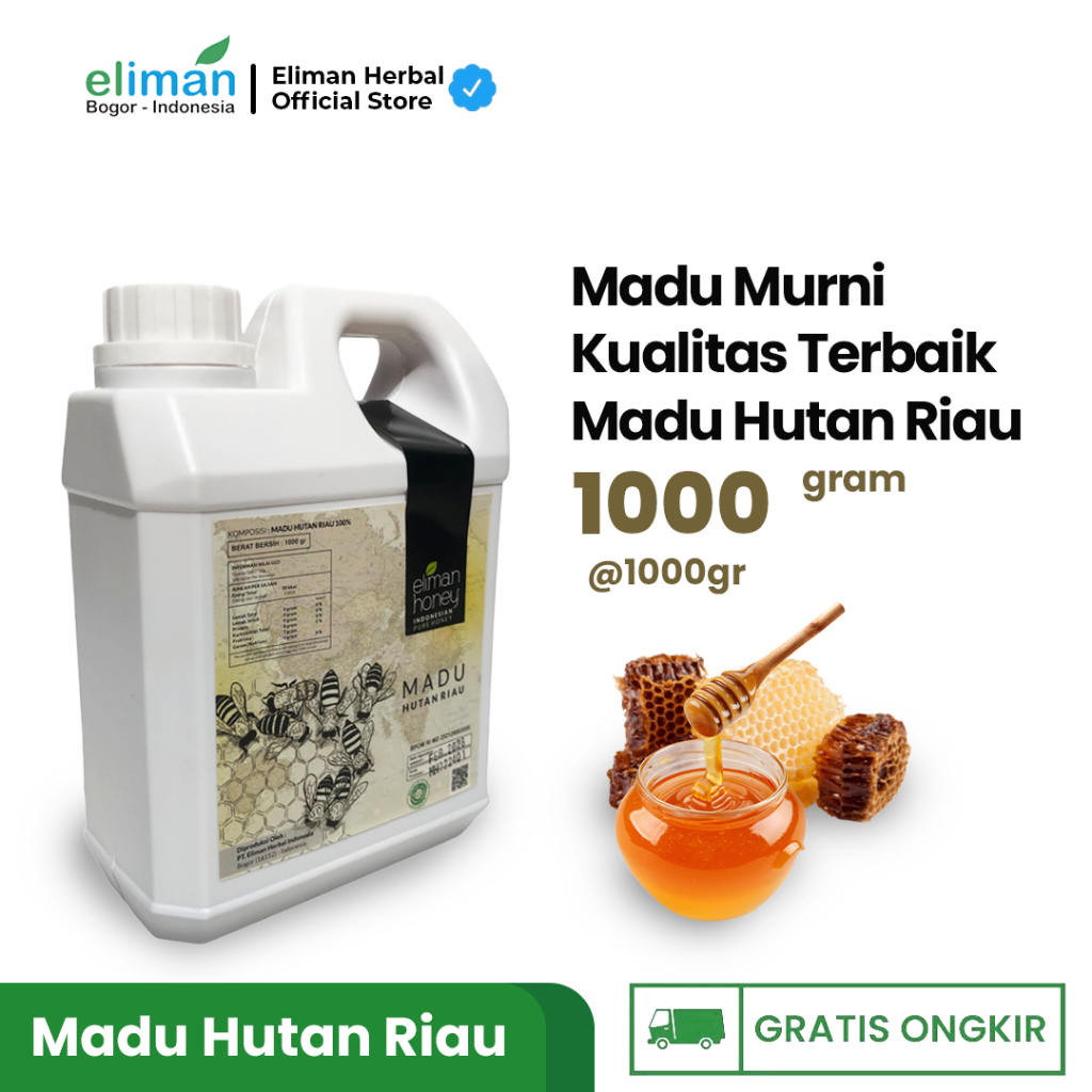 

ELIMAN - Madu Hutan Riau 100% Madu Murni 1kg