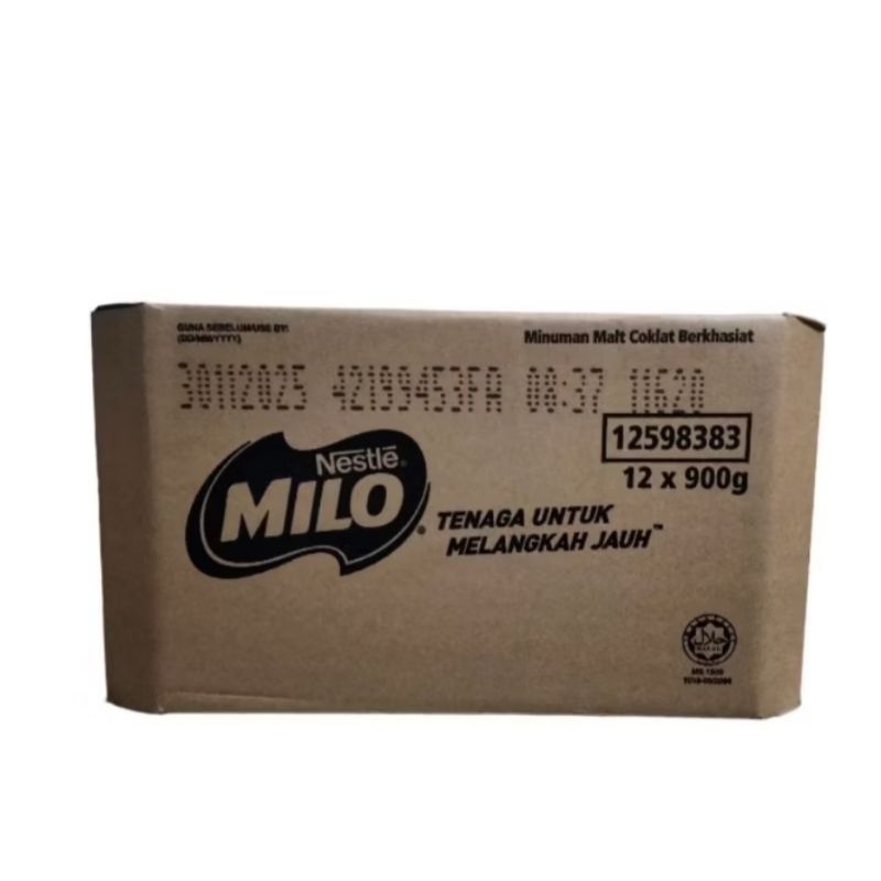 

Milo Nestle Activ-Go 900 Gram Dus (12 Bags x 900gr) Original Malaysia