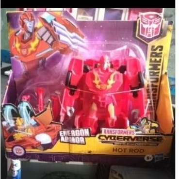 Energon Armor Transformers Cyberverse Hot rod Hasbro