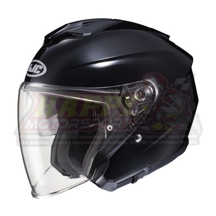 Helm HJC i30 Black Gloss Half Face