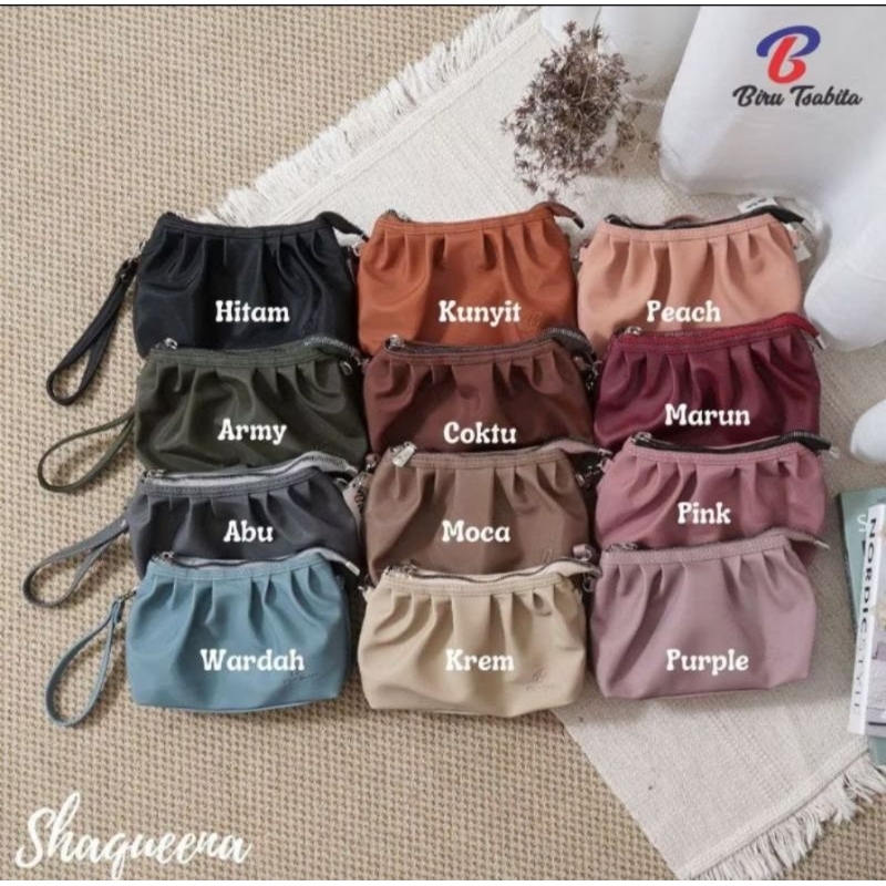 Shaqueena Bag Tas Selempang Biru Tsabita
