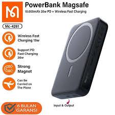 Mcdodo PB Magsafe Magnetic Powerbank Wireless 20W Fast Charging PD MC-4261