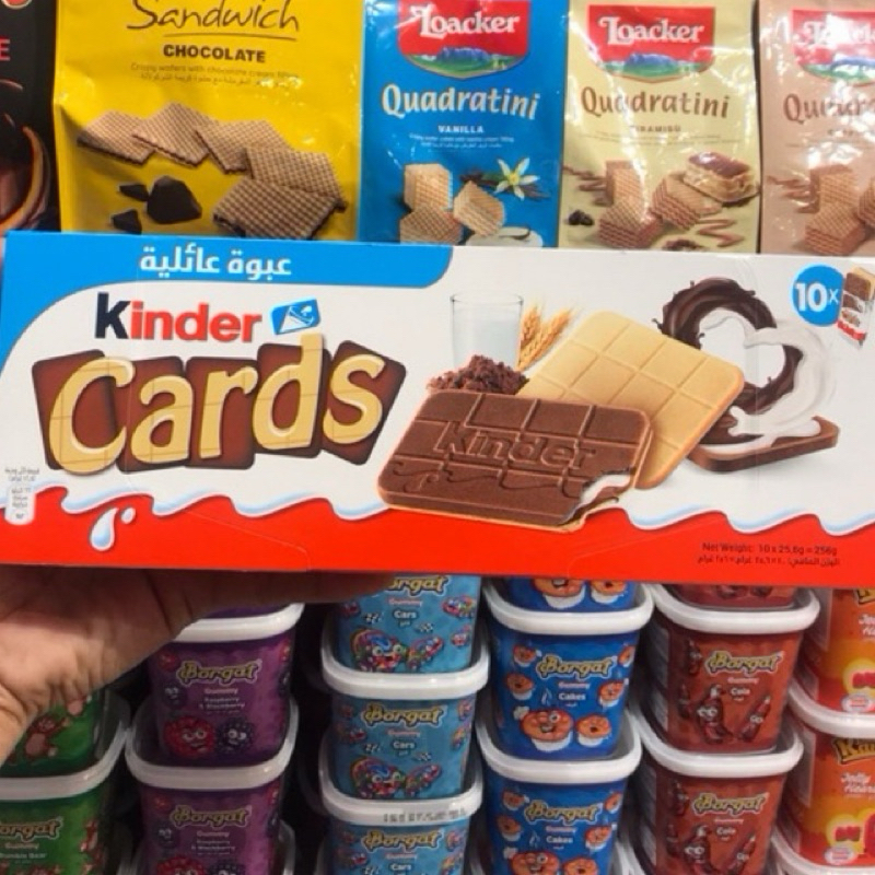 

Kinder cards isi 10 bungkus/20 keping