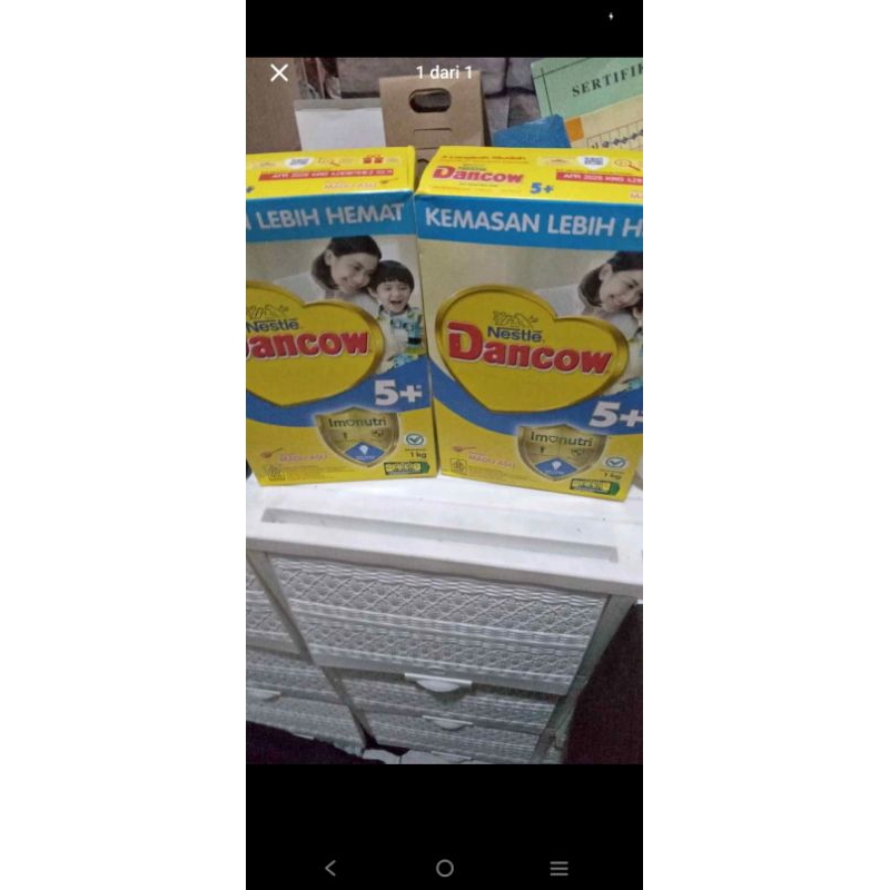 

dancow 5+ madu 1kg exp maret 2026