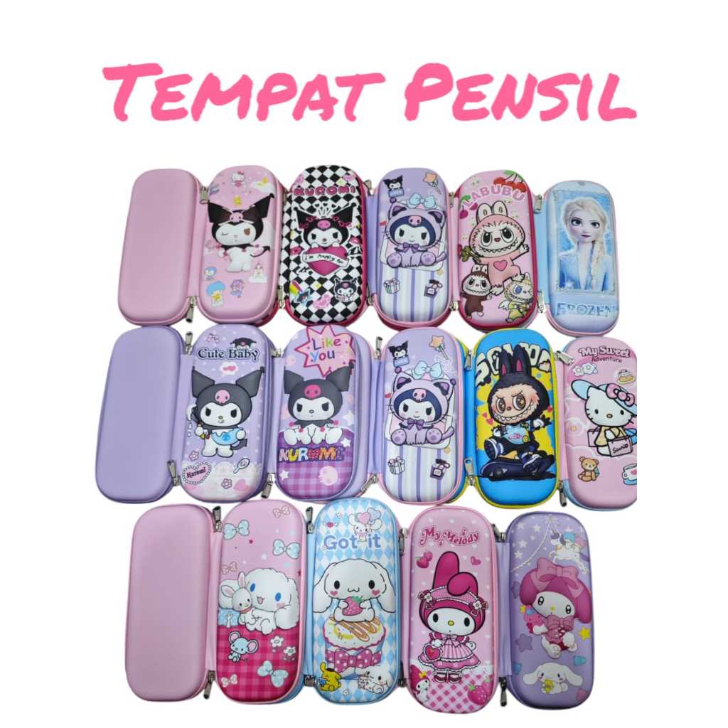 

ERAWAN BAGS - TEMPAT PENSIL 3D IMPORT SANRIO MARVEL SUPER HERO LABUBU