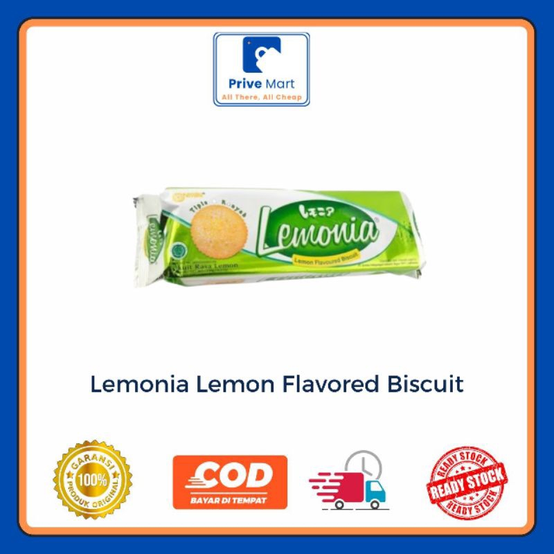 

Lemonia Lemon Flavored Biscuit 130g Prive Mart