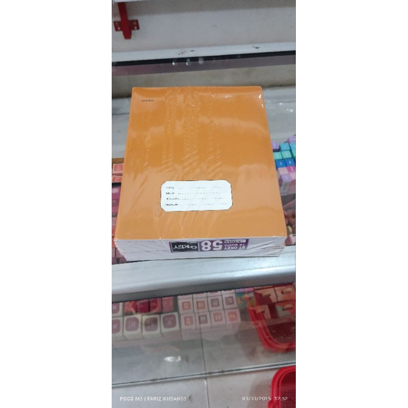 

Buku BT Okey 58 Isi 10 Buku (58 Lembar)