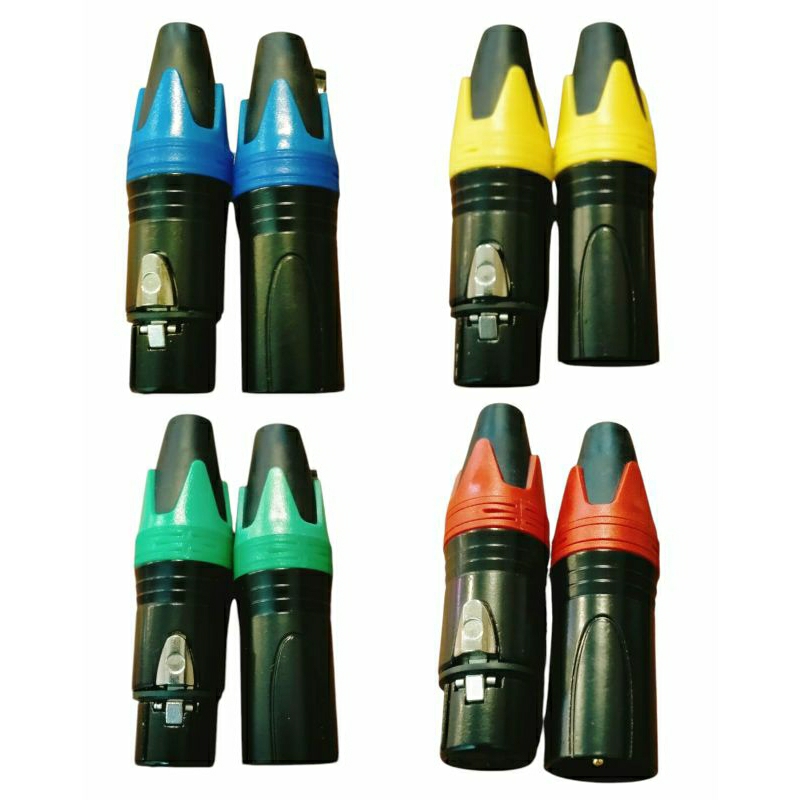 Jack XLR Canon Cowok cewek Sepasang