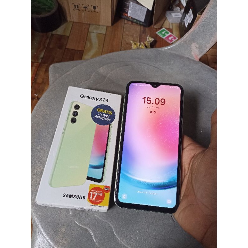 Samsung A24 Mesin Normal 8/128 cek deskripsi