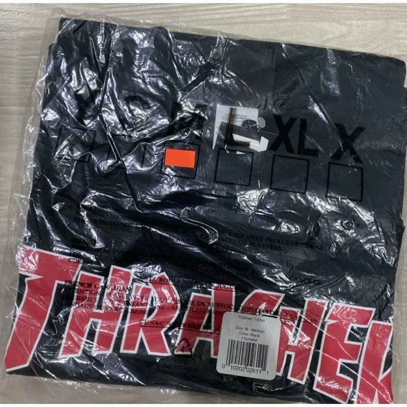 kaos Thrasher Red Logo Original