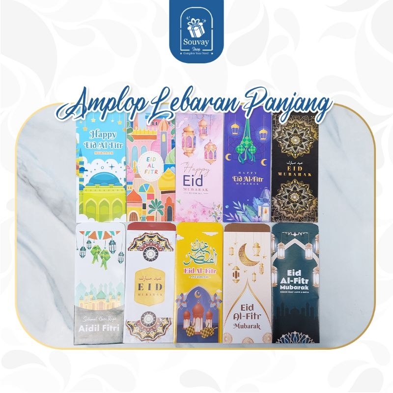 

1PCS - AMPLOP LEBARAN PANJANG - Amplop Lebaran Aesthetic Amplop Idul Fitri Panjang Amplop Murah Amplop Ecer Amplop Lengkung Sangu Lebaran 2025
