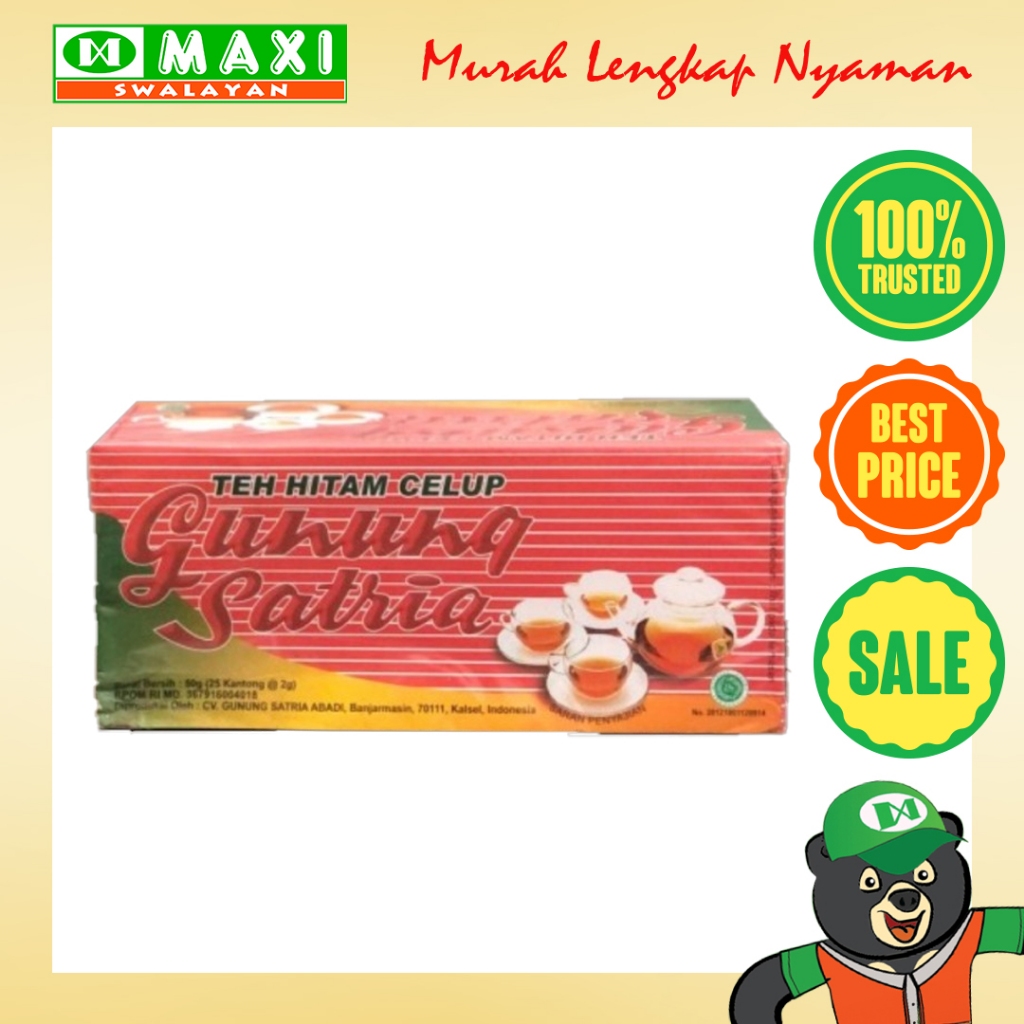 

Teh Celup Gunung Satria Merah 25bags 75gr