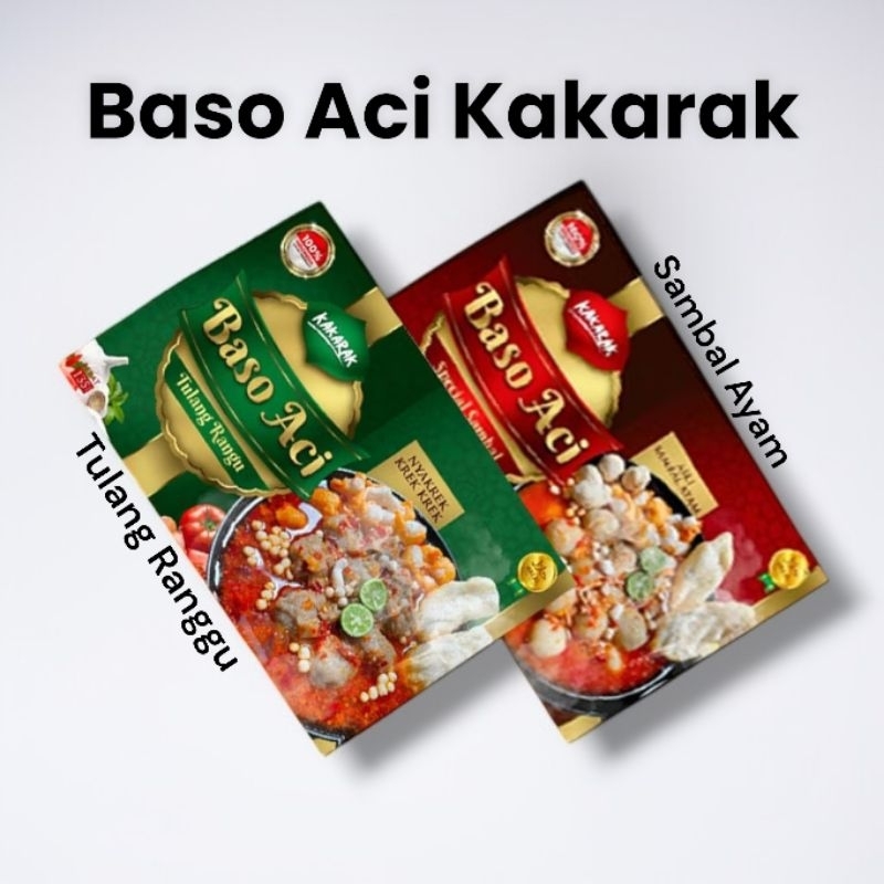 

KAKARAK - BASO ACI (BOCI) KHAS BANDUNG