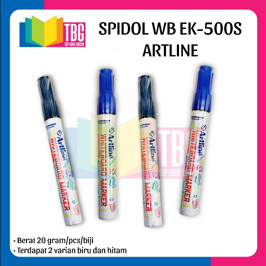 

1 PCS SPIDOL WB EK500S ARTLINE / SPIDOL PAPAN TULS / SPIDOL ARTLINE / WHITE BOARD MARKER