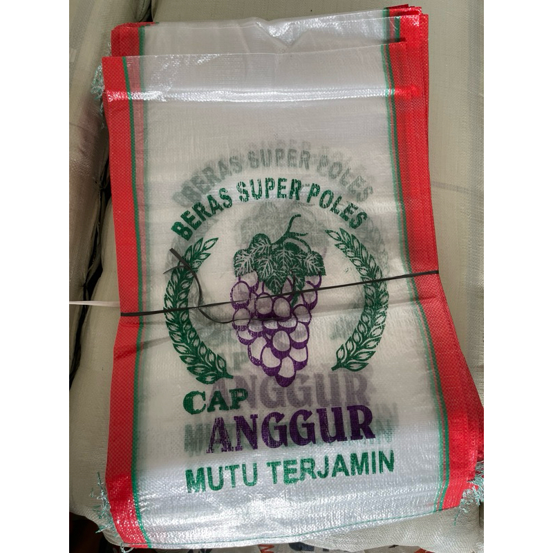 Karung beras 25kg karung anggur beras karung plastik karung selep 100pcs