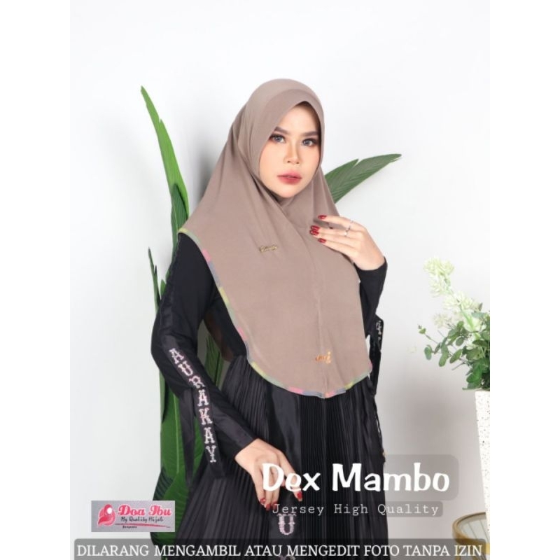 DOA IBU - JILBAB INSTAN DOI MAMBO DEX OVAL JERSEY HQ BY DOA IBU HIJAB