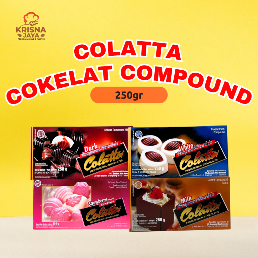 

Colatta Cokelat Compound / Cokelat Batang 250gr