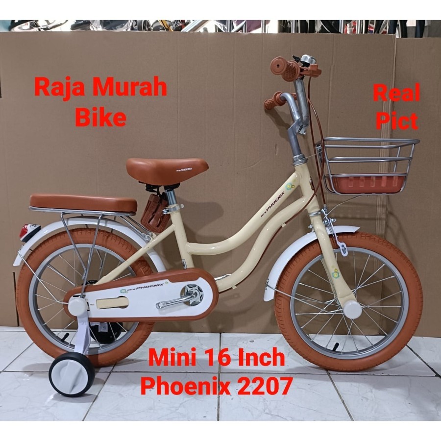 Sepeda Anak Perempuan Mini Phoenix 16 Inch Sepeda Anak Mini Phoenix 2207-1 16 Inch
