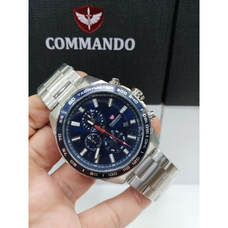 Commando CM7008G-3SDBL#CM7008G-3SDBL#Commando CM7008G#Jam tangan pria Commando CM7008G#Man watch Com