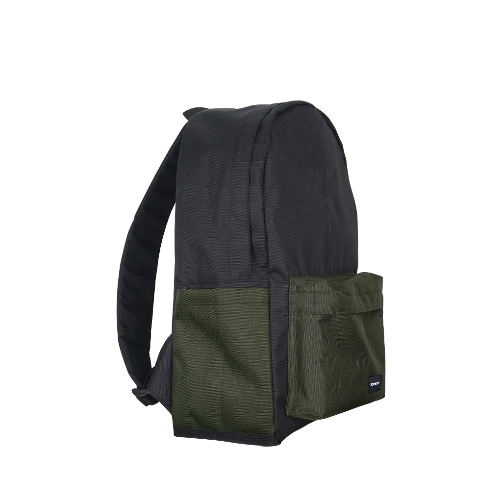 Troy Company Backpack Black Army Green Nocteverde - Tas Ransel Hitam Hijau Army BP 3061