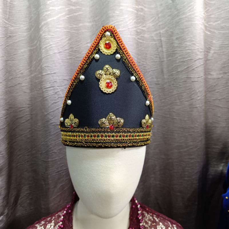 Mahkota Topi Tari Adat Melayu / Mahkota Tari Saman Aceh