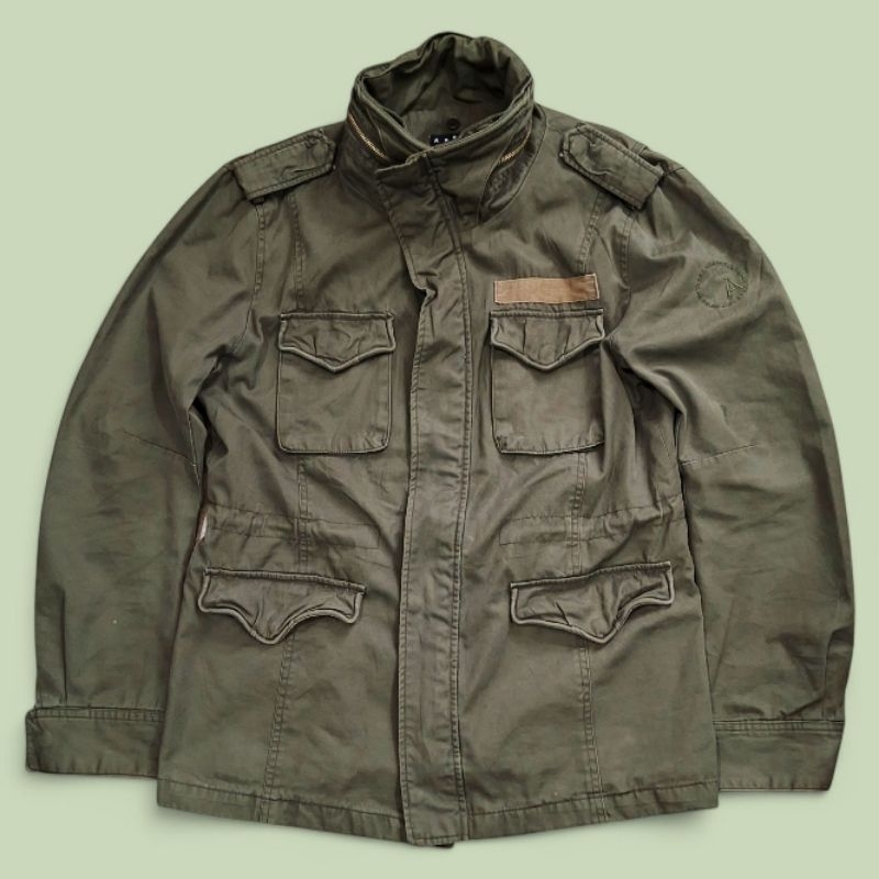 Andew M65 Army Parka Jacket - Jaket Military Pria Tebal Unisex Branded Preloved Second