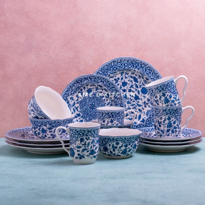 New ArrivalsPerlengkapan makan keramik set / Dinner set sango isi 16 pcs Kutaya